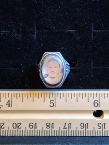 Anillo de novia de la Segunda Guerra Mundial de plata de ley talla 4,5 - Imagen 1 de 5