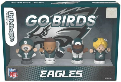 Fisher Price Little People x NFL Collector Philadelphia Eagles Figure 4-Pack