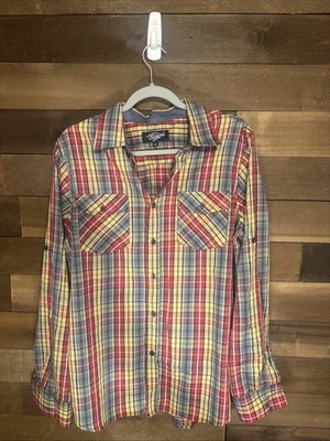 Eighty Eight Men’s M Button Up Plaid Long Sleeve Shirt - Image 1 of 3