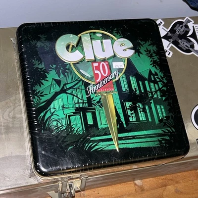 Clue 50th anniversary Tin (Brand New) Factory Sealed Very Rare!! Never Opened!! - Image 1 of 4