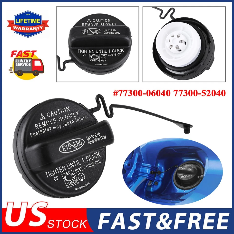 For Toyota Scion Lexus Fuel Tank Cap 77300-06040 77300-52040 Black - Image 1 of 4