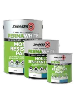 Zinsser Perma-White Mould Resistant Paint Interior Matt/Satin 1L/2.5L/5L - Picture 1 of 7