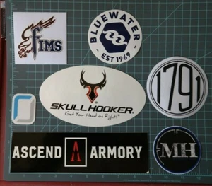 Shooting, hunting, range, tactical stickers, 1791, Skullhooker, Ascend Armory - Picture 1 of 3