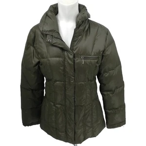 Steve by Searle Army Green Down Puffer Coat Jacke Gr. M Taschen Winter Schnee - Bild 1 von 13