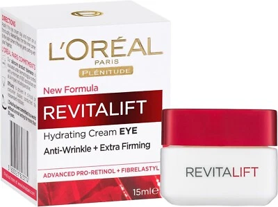 L'Oreal Paris Revitalift Eye Cream Anti-Ageing Smoothing Firming Hydrating 15ml - image 1 of 4