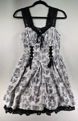 Vestido mini patinador con cordones corsé Pride Prejudice Zombies para mujer M gótico Foto 1 de 4