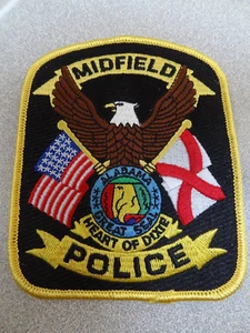 MIDFIELD Alabama Heart of Dixie POLICE Toppa sulle spalle. - Foto 1 di 4