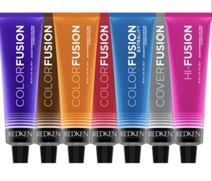 Redken Cover Fusion 100% Coverage Permanent Color or Developer (Choose Yours) - Picture 1 of 4