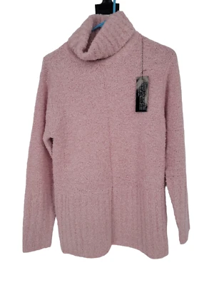 Wintersilks размер маленький женщин свитер розовый водолазка длинным рукавом Топ новый с Ярлыками - Изображение 1 из 4