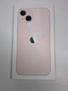 Boite d'origine iPhone 13 rose boite vide, outil sim, décalcomanie et manuel - Photo 1 sur 3