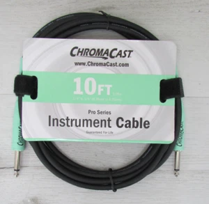 ChromaCast Pro Series 10’ Instrument Cable Straight Straight Surf Green - Picture 1 of 2