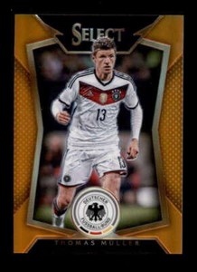 THOMAS MULLER 2015/16 PANINI SELECT #39 ORANGE PRIZM PARALLEL #014/149 BD7443