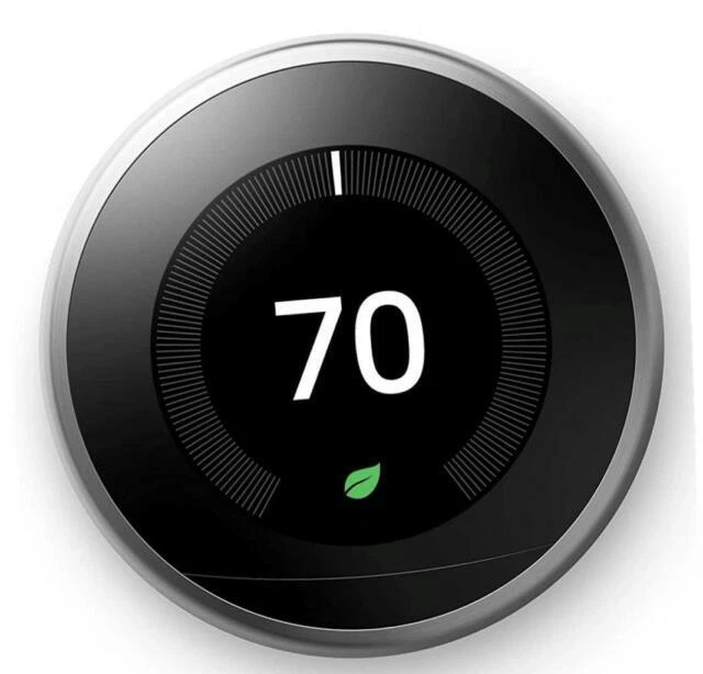 Google Nest Nest Learning Thermostat - Black