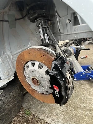 13 Audi TT RS TTRS suspensión delantera derecha brazo de control de rodilla husillo eje Foto 1 de 2