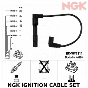 Ngk Zündung Kabelsatz (HT Kabel) - Stk Nein : 44328, Teilenummer: RC-VW1111 - Picture 1 of 1
