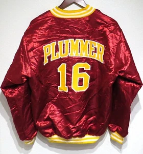 Vintage JAKE PLUMMER #16 ASU rote Satin-Jacke MEDIUM 90er Arizona State Fan-Praxis - Bild 1 von 11