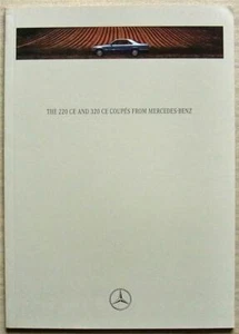 MERCEDES BENZ COUPES 220 & 320 CE Sales Brochure Oct 1992 #6701 0452 02-00/1092 - Picture 1 of 4