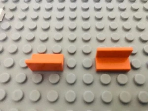 LEGO Paneele 2 Stück 4865 orange 1x2 Fenster Bank Wand Bänkchen System Star Wars - Bild 1 von 1