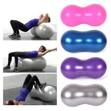 Yoga Gym Anti Burst Gym Roller Peanut Shape Fitness n Exercise Ball ew E1V8