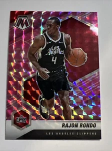 2020-21 Mosaic - Rajon Rondo #61 - Pink Mosaic - Clippers /49 - Picture 1 of 2