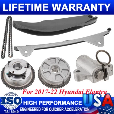 Kit de cadena de distribución G4NH y juego de engranajes VVT para Hyundai Elantra KIA Forte 2017-22 2,0 L Foto 1 de 4