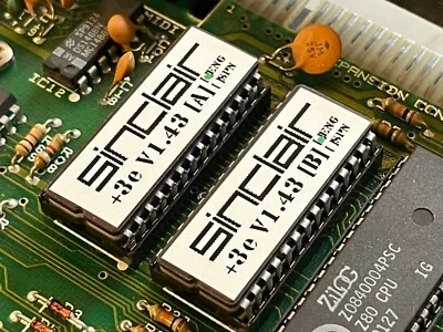 ✅ SINCLAIR ZX SPECTRUM 128K +3E ROM UPGRADE IC +3 +2A +2B - ENGLISH / SPANISH ✅ - Imagen 1 de 4