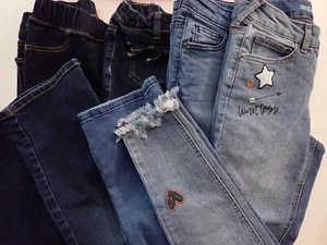 Girls Size 10 Jeans Cat & Jack Gymboree Skinny Bootcut Pull On Lot of 4 - Picture 1 of 23