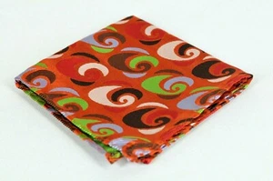 Lord R Colton Masterworks Argos Terra Colorful Geo Silk Pocket Square - $75 New - Picture 1 of 3