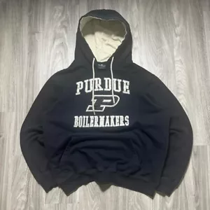 Vintage Colosseum Black Purdue Boilmakers Hoodie - Bild 1 von 4