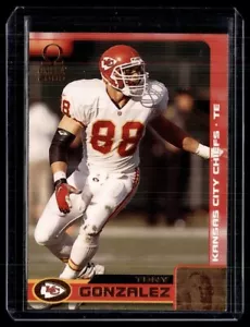 2000 OMEGA BRONZE /95 TONY GONZALEZ CHIEFS - Picture 1 of 1