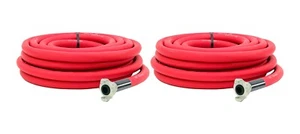 Jackhammer Rubber Air Hose Assembly with 3/4" Universal (Chicago) Couplings - 50 - Picture 1 of 4