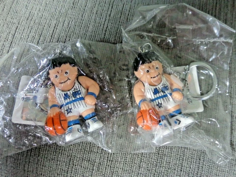 VINTAGE NBA Orlando Magic  L'IL Brat Basketball Players KEYCHAINS 2 Pc. LOT Cover