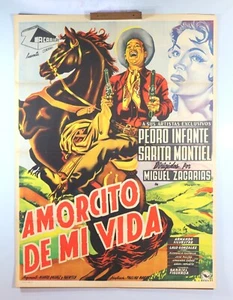 AMORCITO DE MI VIDA -Love of my Life -1951 Mexican Poster-27x37" B14-35-23 - Picture 1 of 9