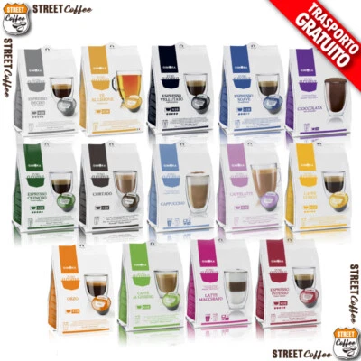 128 Cialde Capsule Caffe Gimoka Nescafè Compatible Dolce Gusto a Scelta Intenso*