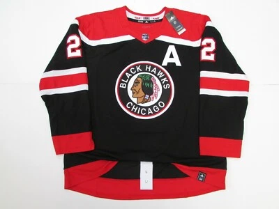 KEITH CHICAGO BLACKHAWKS AUTÉNTICA CAMISETA DE HOCKEY RETRO INVERSA ADIDAS Foto 1 de 4
