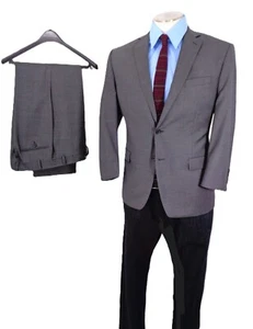 Traje Ralph Lauren Etiqueta Elástica Natural 2 Piezas Para Hombre 42R Gris 100% Lana - Imagen 1 de 21