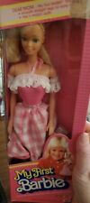 Vintage My First Barbie Doll #1875 Never Removed from Box 1982 by Mattel, Inc.