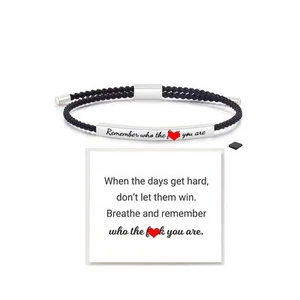 Remember Who The F You Are Motivational Tube Bracelet For Women, Adjustable H... - Picture 1 of 7