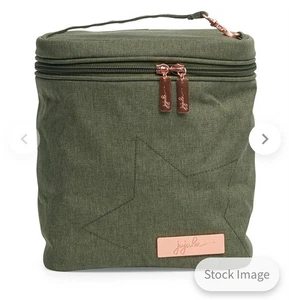 JUJUBE Brennstoffzelle Isolierflasche/Lunchbag Olive Rose Neu ohne Etikett - Bild 1 von 12