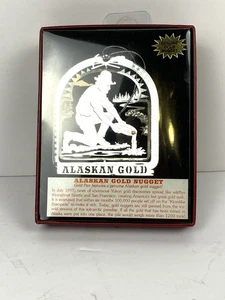 Nations Treasures Weihnachten Alaskan Gold Nugget Ornament - Bild 1 von 3