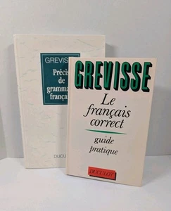 Grevisse Le Francis Korrekter Leitfaden Pratique Buch & Precis de Grammaire Francaise - Bild 1 von 21