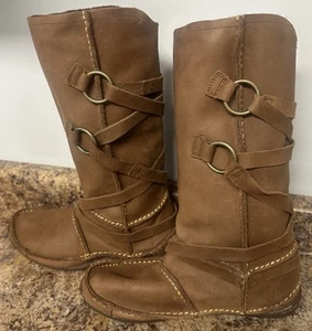 DURANGO Tassel Moccasin 13” Boot Dark Brown Size 7 M Very Good Condition - Picture 1 of 7