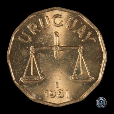 Uruguay - 50 Centesimos - 1981 - Image 1 of 4