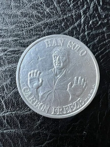 1984 Vintage Star Wars Han Solo Power of the Force Coin Last 17 Repro - Picture 1 of 4