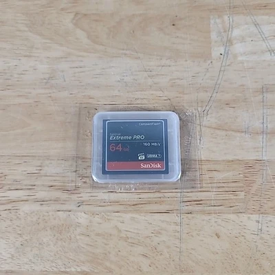 SanDisk Extreme Pro 64GB CompactFlash memory card 160MB/s - Image 1 of 2