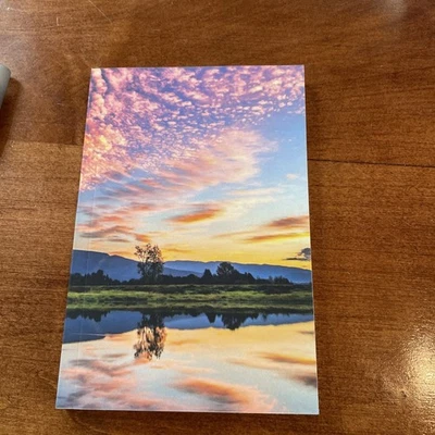 Mini Notebook 6x4 Sunset Paperback Cover 120 Lined Pages Pocket Sized - Image 1 of 4