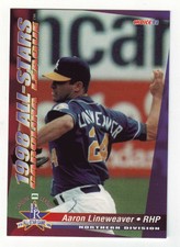 1998 Choice Carolina League All-Stars Aaron Lineweaver - Wilmington Blue Rocks