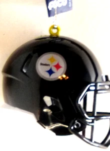 Adorno de casco Pittsburgh Steelers ABS 3 pulgadas de largo con etiquetas - Imagen 1 de 8
