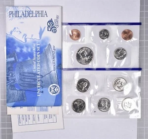 1999-D U.S. Mint Uncirculated 10 Coin Partial Set With Envelope - Picture 1 of 2