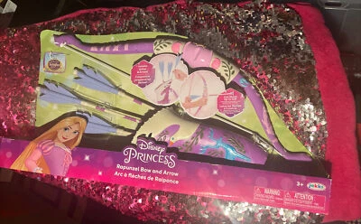 NUEVO Disney Enredado Rapunzel Carcaj Arco y Flecha Fingir Juguete Set utilería Juegos con disfraces Foto 1 de 2